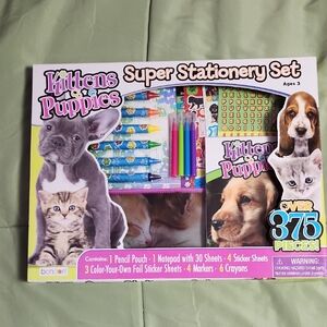 Bendon Kittens & Puppies Stationery Set